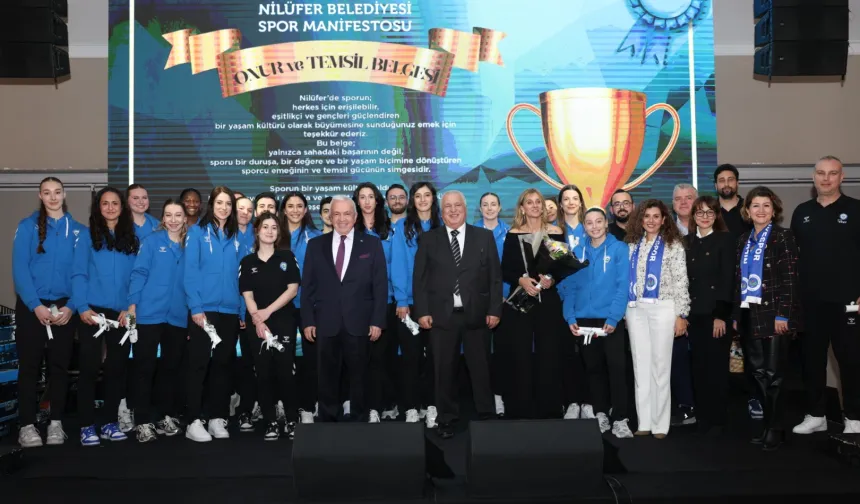Bursa Nilüfer Belediyesi Spor Manifestosu'nu tanıttı