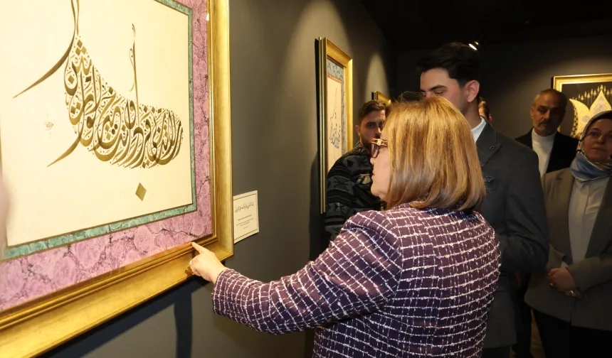 Gaziantep'te 'Kalemden Kalbe' Hüsn-i Hat sergisi