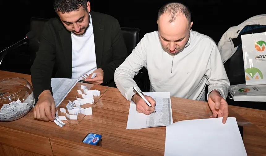 MOTAŞ'a 30 yeni şoför için noter huzurunda kura
