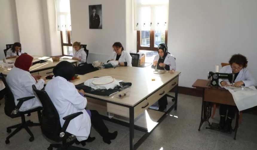 Ordu'da meslek ve sanat kurslarıyla yeni iş kapıları açılıyor