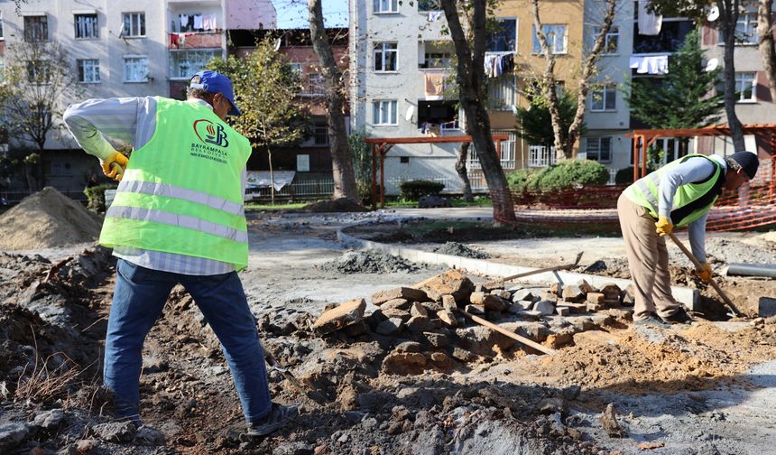 Bayrampaşa’da parklar bir bir yenileniyor