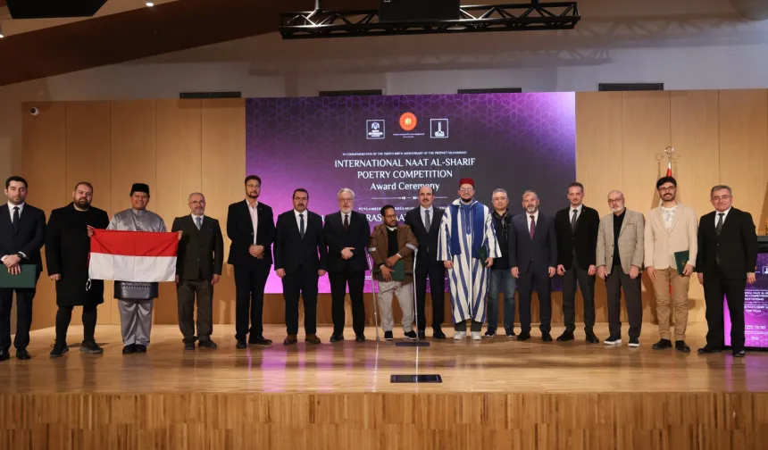 Uluslararası Naat-ı Şerif Yarışması'nda ödüller Konya'da sahiplerini buldu