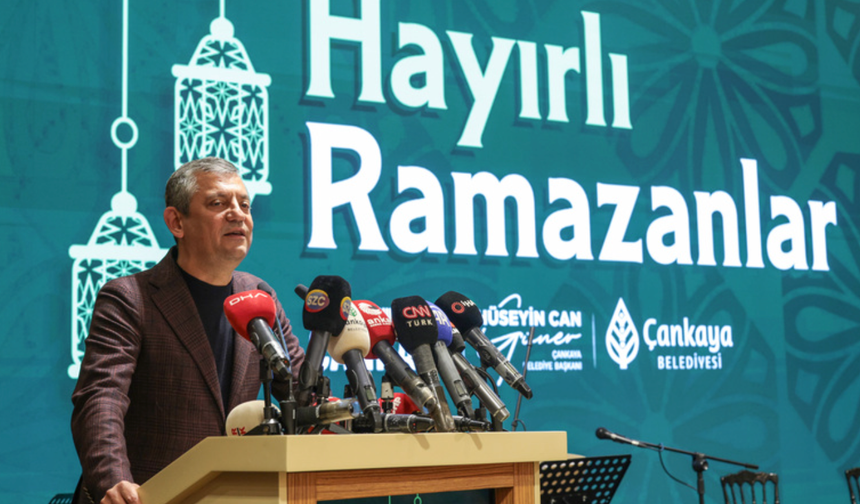 Özgür Özel’den Ankara’daki İftar Programında Sert Mesajlar