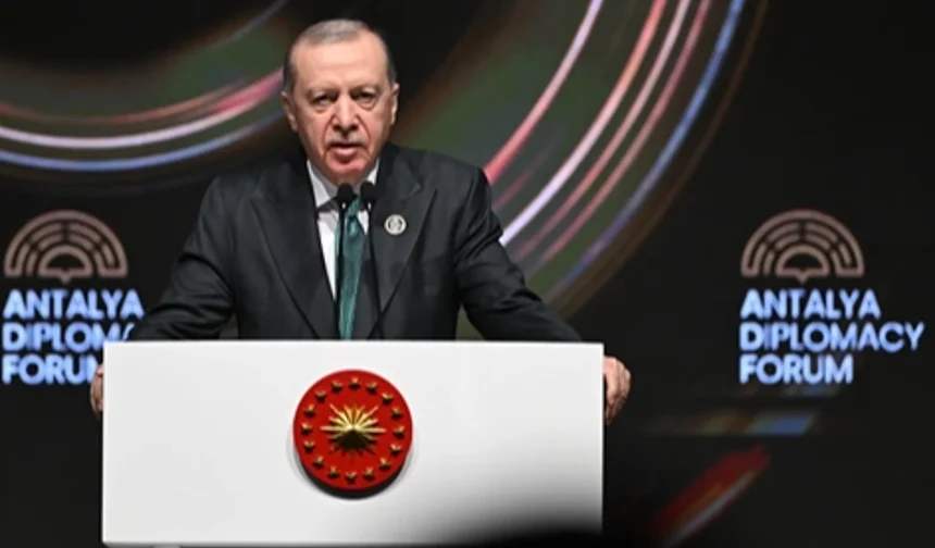 Erdoğan'dan Antalya'dan barış ve diyalog mesajı
