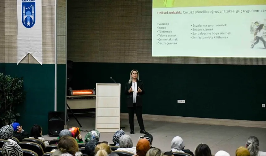 Ankaralı ebeveynlere 'akran zorbalığı' eğitimi