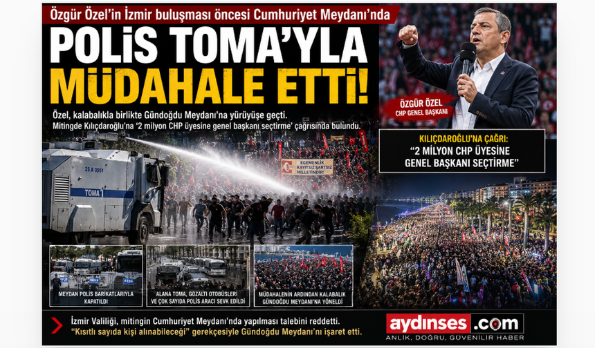 Özgür Özel’den İzmir’de Güç Gösterisi: Kararı 2 Milyon CHP Üyesi Verecek