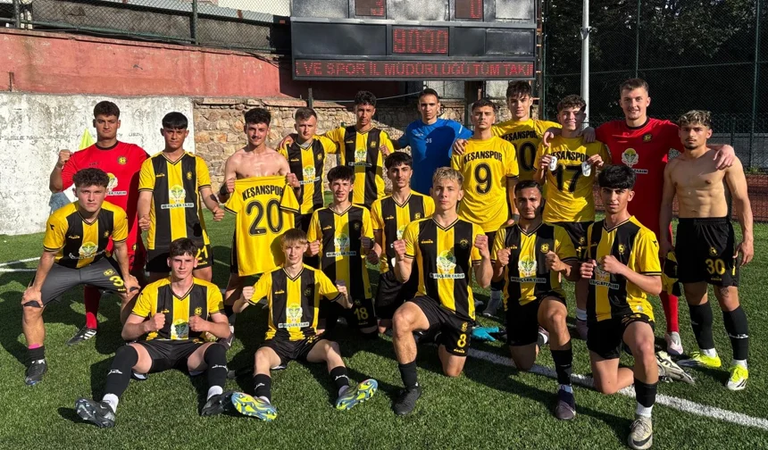 Keşanspor U18 finalde Akhisar 1922 ile oynayacak