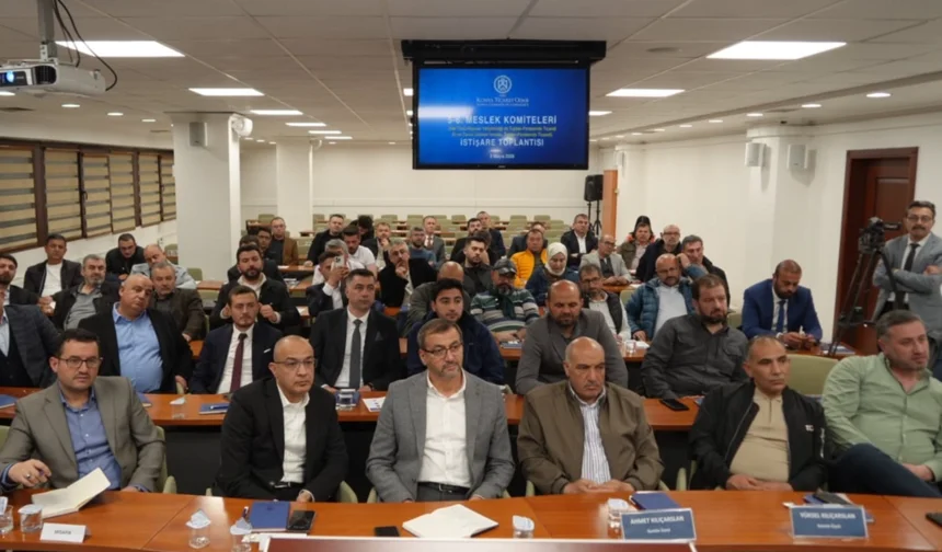 Konya Ticaret Odası sektörlerle buluştu