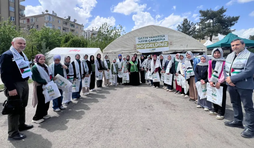Mardin'de öğrencilere başörtüsü desteği!