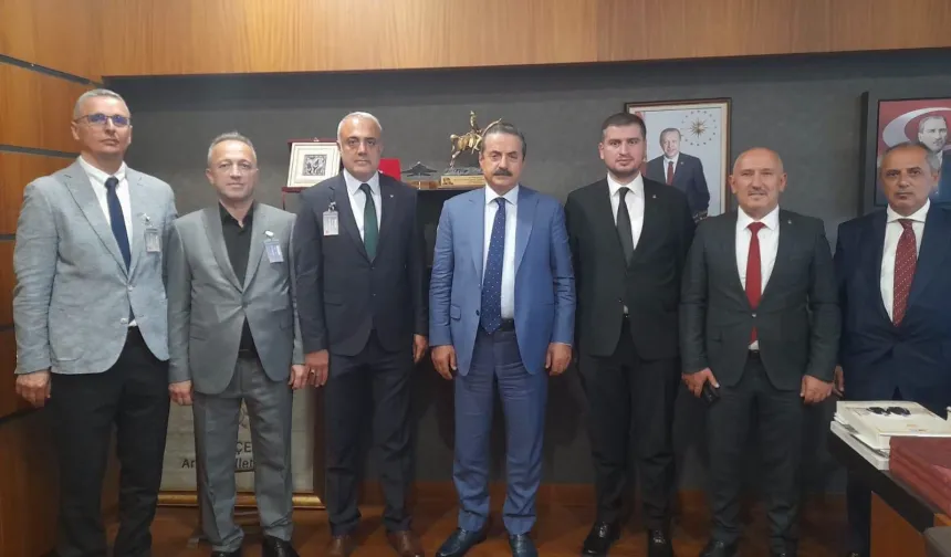 AK Parti Artvin İl Başkanlığı'ndan Milletvekili Çelik'e ziyaret