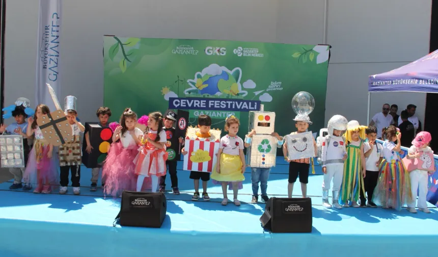 Çevre Festivali Gaziantep'te çocukları ve aileleri buluşturdu