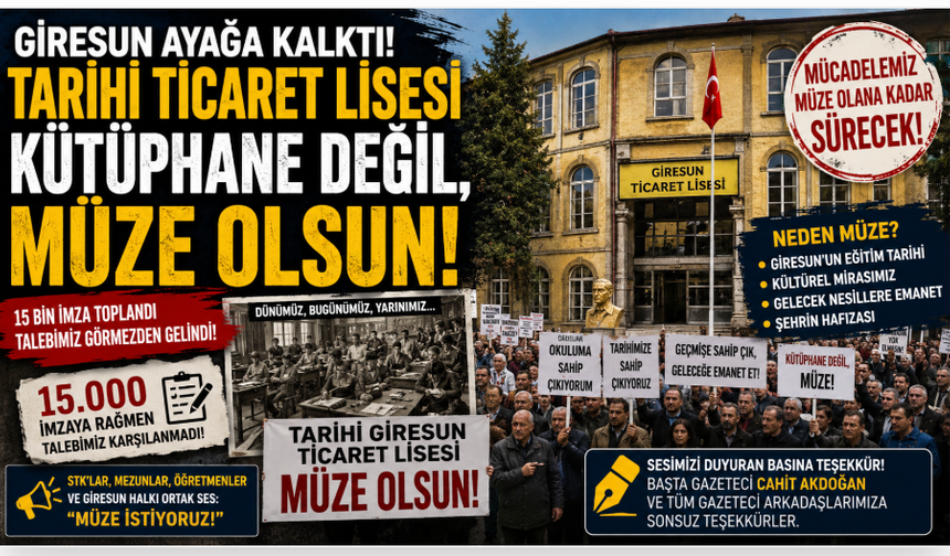 Mezunlar ve STK'lar Ayakta: Kütüphane Değil, Müze İstiyoruz!