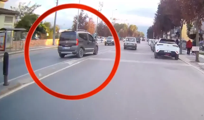 Düzce'de trafik güvenliğini tehlikeye attı