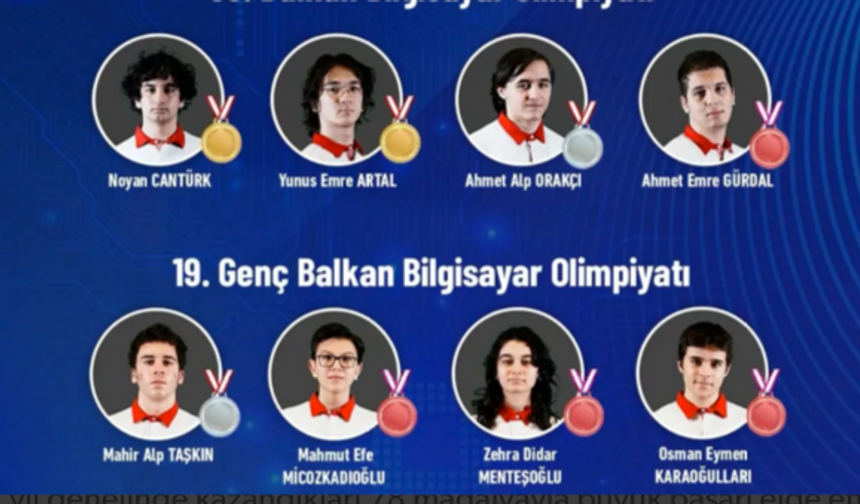 Bilim Olimpiyatlarında tarihi rekor! Türk gençlerinden 78 madalya